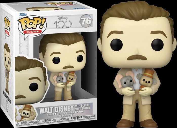 Funko Pop! Icons: Disney 100th Walt Disney with Dumbo and