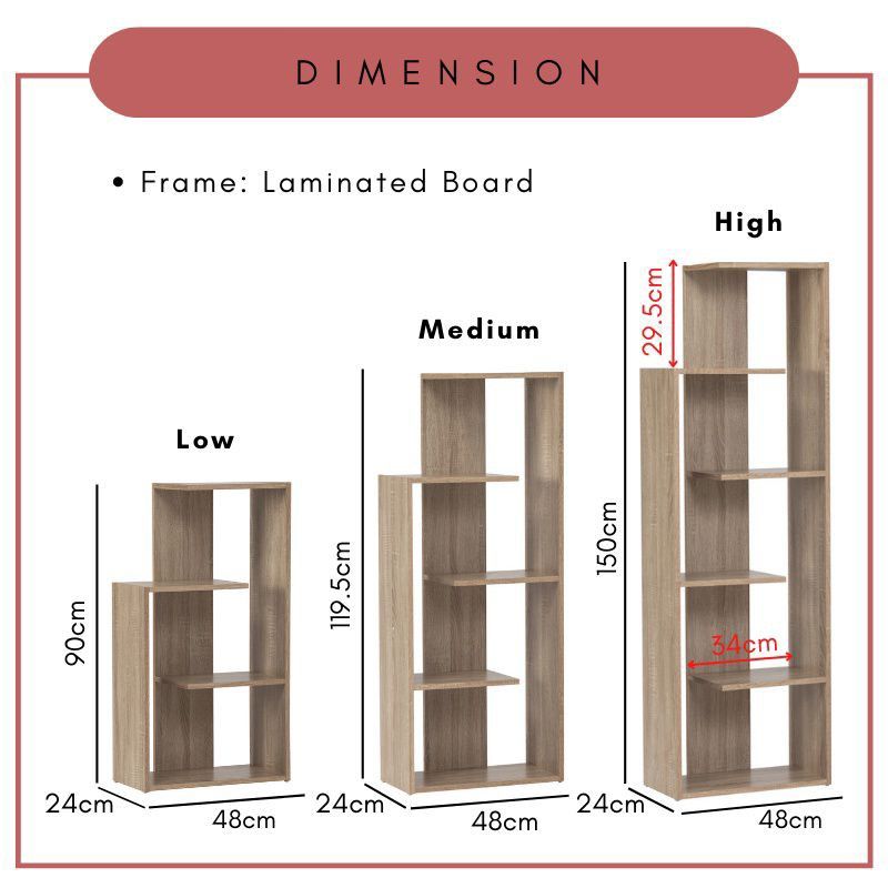 💐Divider Partition Divider Display Rack Display Cabinet Book Rack Book ...
