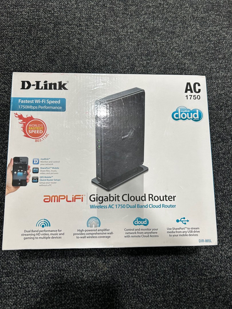 D-Link Gigabit Cloud Router (DIR-865L), Computers & Tech, Parts ...