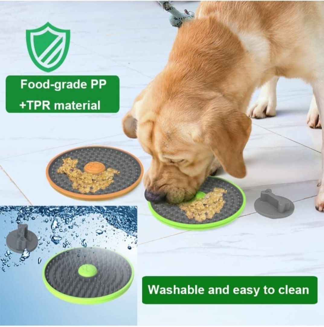 3 Pack Lick Mat for Dogs and Cats, Dog Slow Feeder Dowl Mat for Bathing  Grooming Nailing Trimming, Food-Grade, Non-Toxic Dog Feeding Mat, Licking  Pad