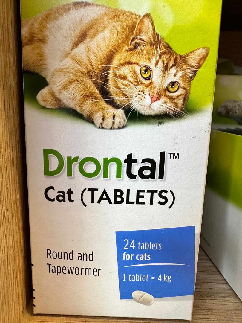 Drontal deworm tablet for cats, Pet Supplies, Health & Grooming on