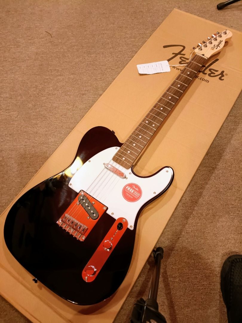 Fender Squier Bullet Telecaster Electric Guitar Laurel FB Black