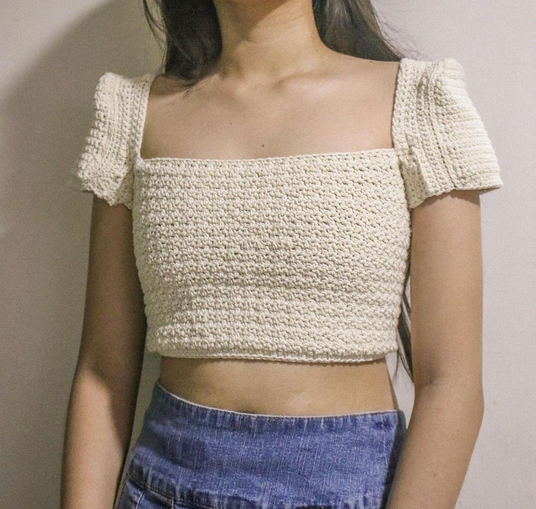 FILIPINIANA | Ligaya Crochet Top, Women's Fashion, Tops, Others Tops on ...
