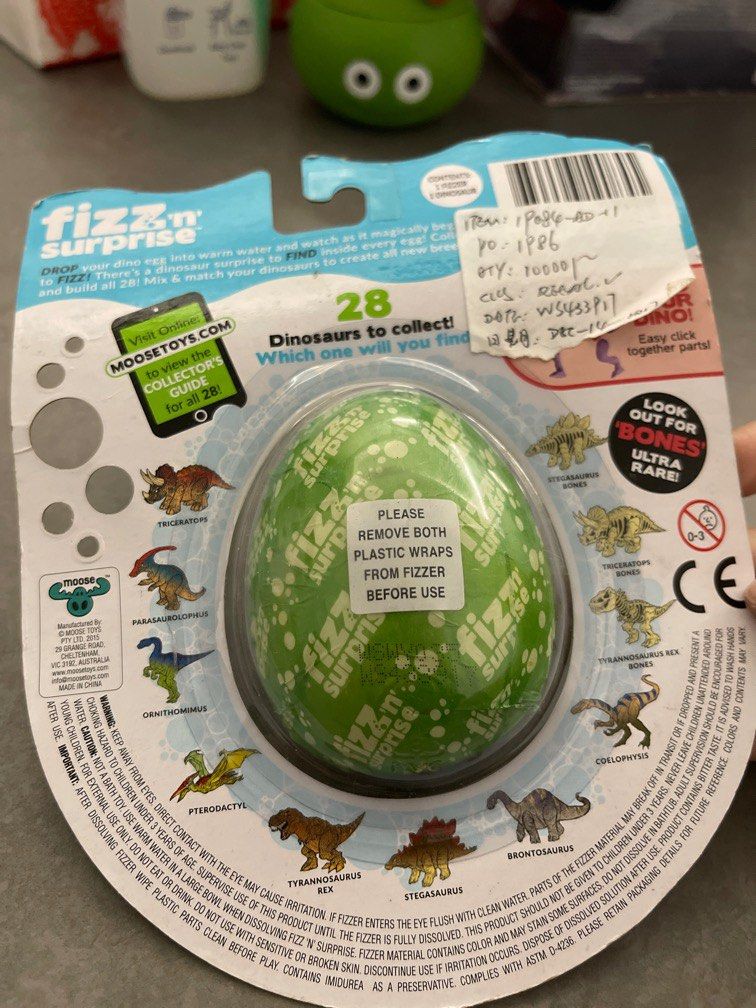 Fizz n surprise dinosaur online