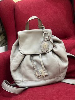 Fossil backpack with keyfob
