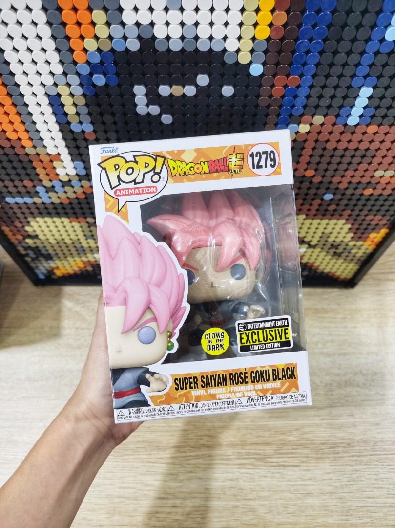 Funko Pop! Dragon Ball Super - Super Saiyan Rose Goku Black Glow in th