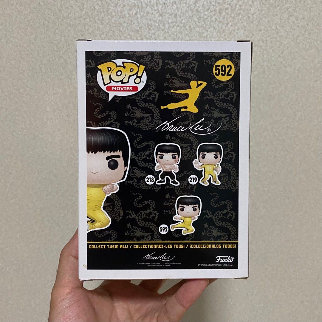 SDCC 2018 Funko POP! Bruce Lee Figure (gold) # 219 BAIT Exclusive