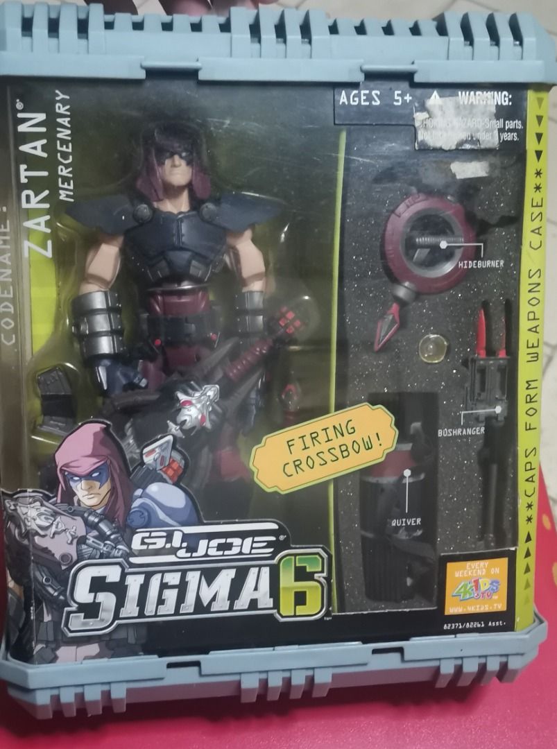 G. I. JOE Sigma 6 - codename Zartan mercenary (Category: Action & Battle Toys) located in Quezon City. Submitted by randomsef69-81015 (Listing ID 1218389028, Image 3). Description: Mint condition in box still, never been played with. .