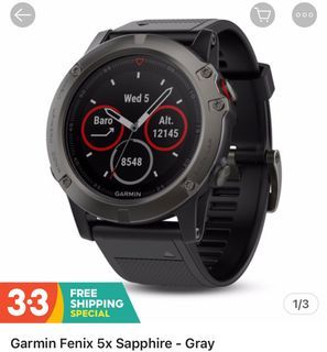 Garmin fenix 5x sapphire