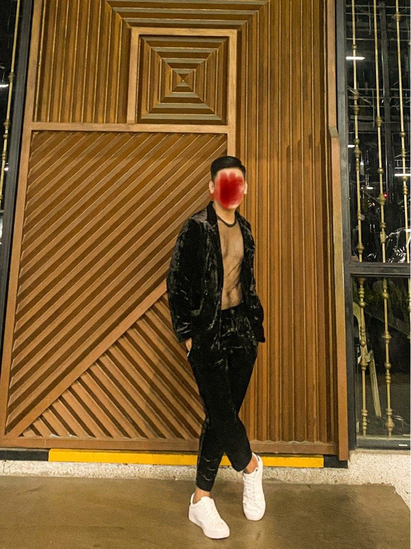 Glam rock sales outfit male
