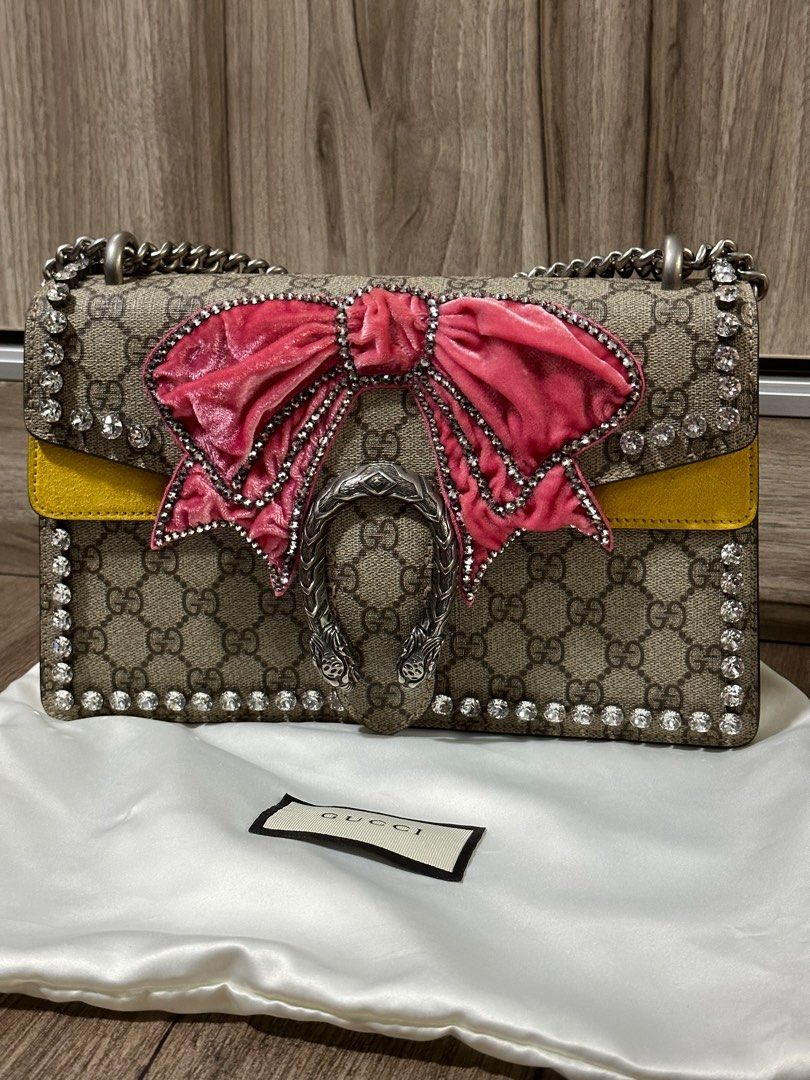 Gucci Dionysus crystal ribbon Bag
