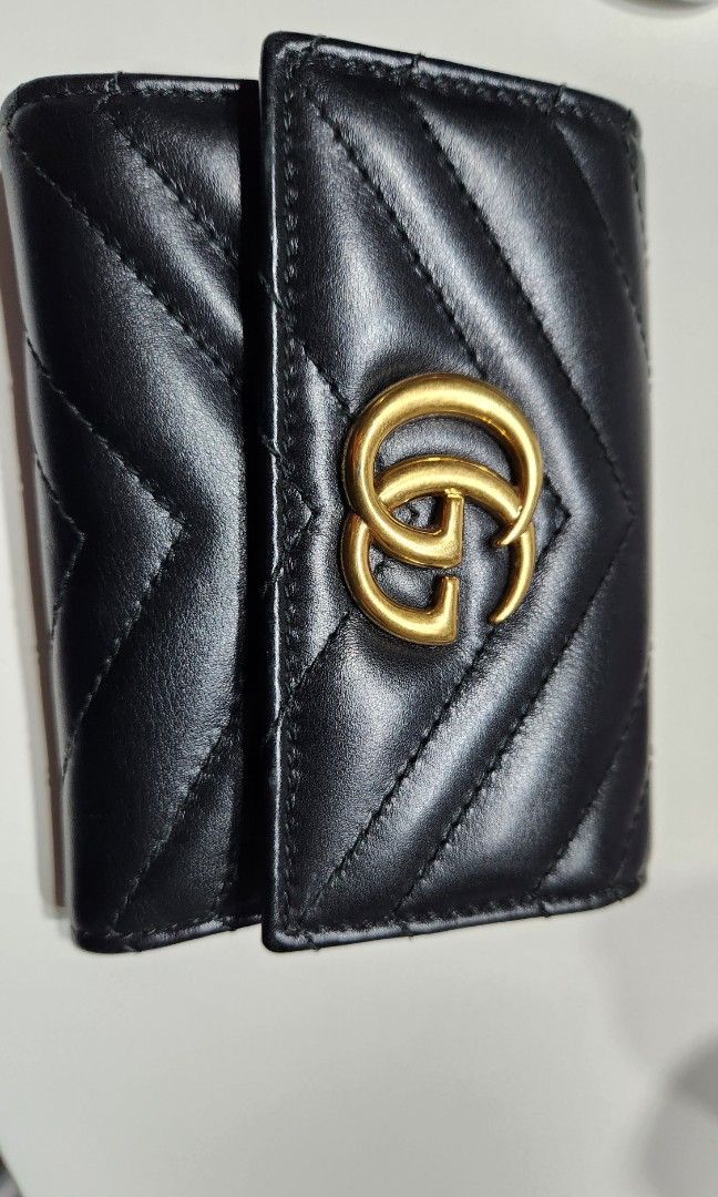 Gg marmont matelassé leather wallet shop