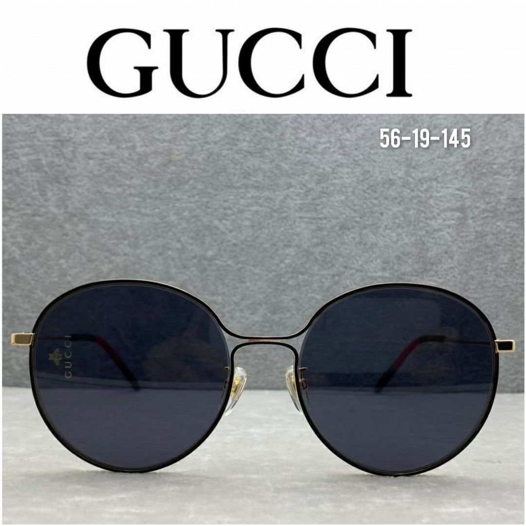 Gucci Sunglasses round metal frame, Women's Fashion, Watches