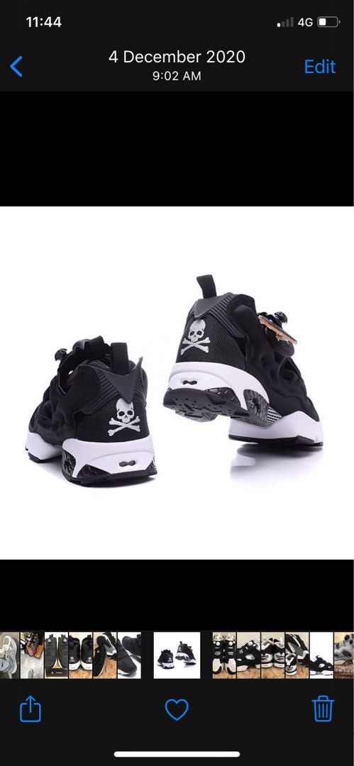 Reebok pump new arrivals fury x mastermind
