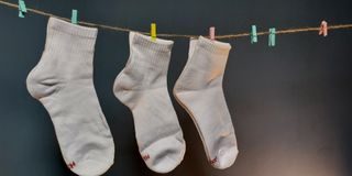hanes white socks 白襪