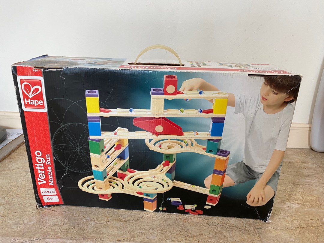 Hape Quadrilla Marble Run, Hobbies & Toys, Toys & Games on Carousell