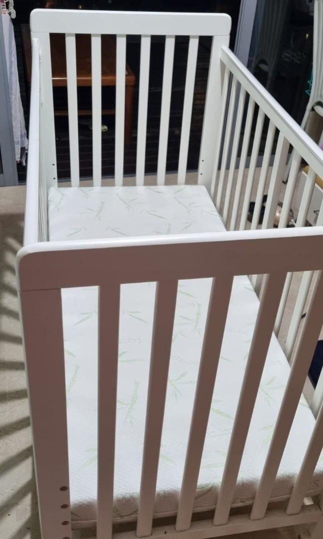 Happy Cot Happy Wonder+ 5-in-1 Convertible Baby Cot, Babies Kids