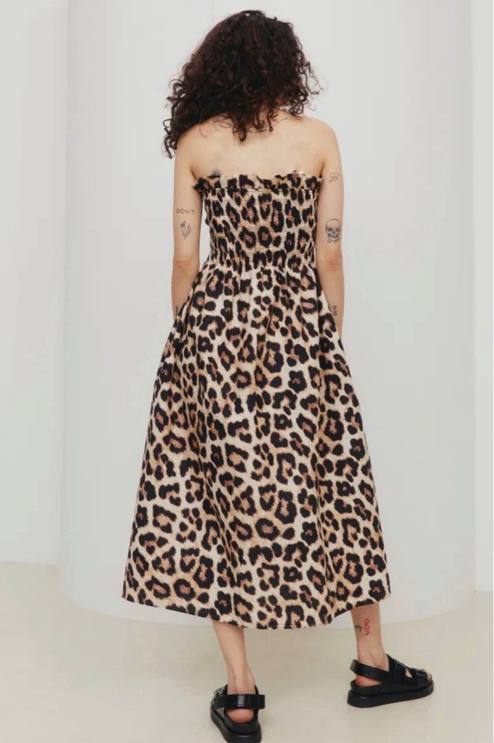 H&m discount leopard dress