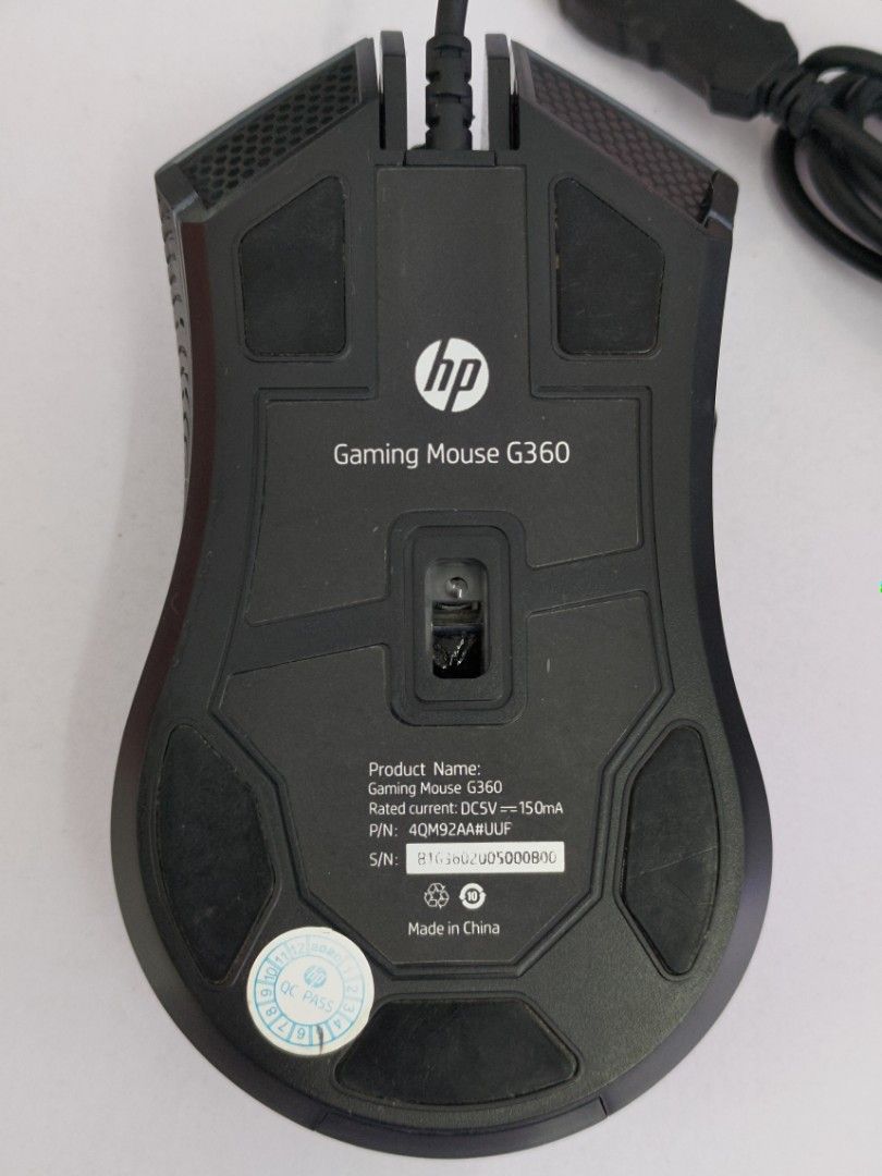 HP Gaming Mouse G360, Computers & Tech, Parts & Accessories, Mouse