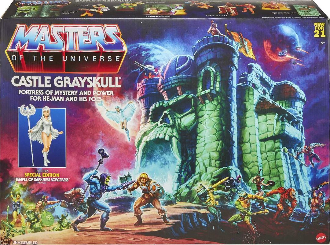 HUGE MATTEL HE MAN MASTER OF THE UNIVERSE CASTLE GRAYSKULL