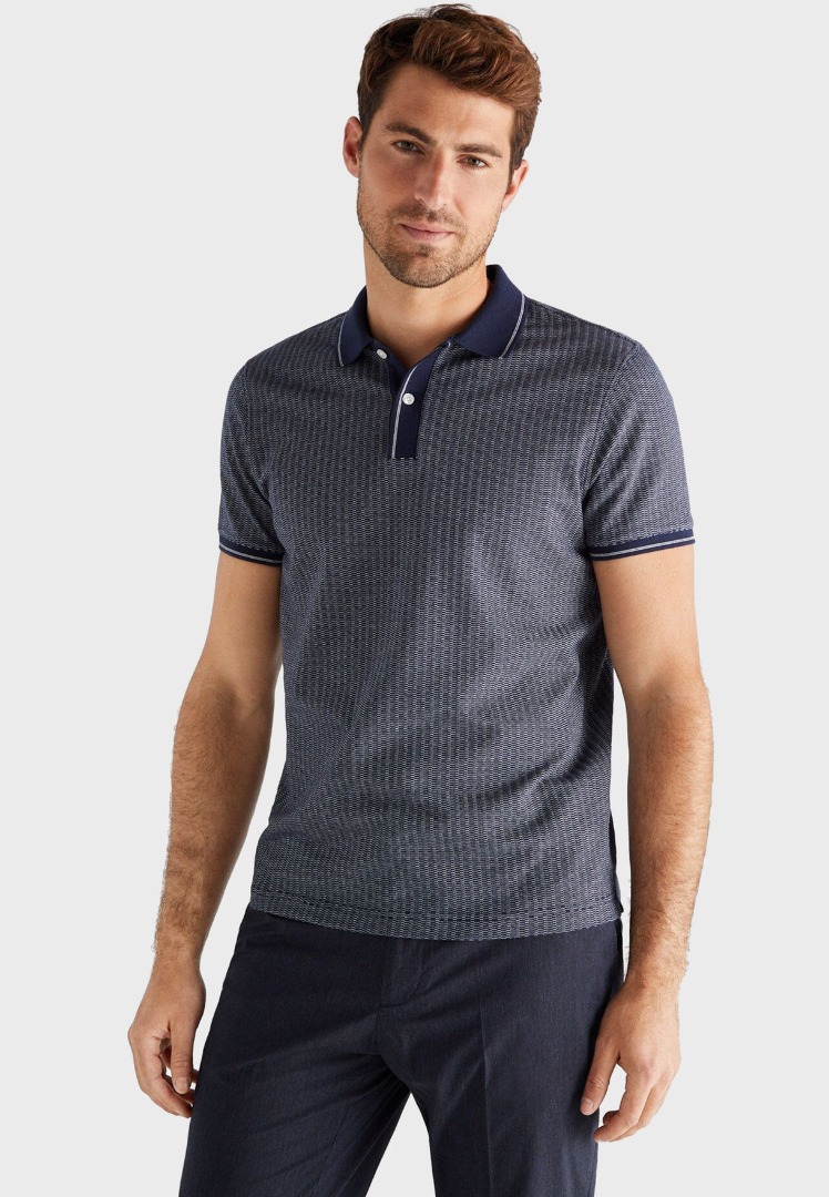 Hugo Boss Grey Polo T-shirt Regular Fit Ptp 46cm length 68cm, Men's ...