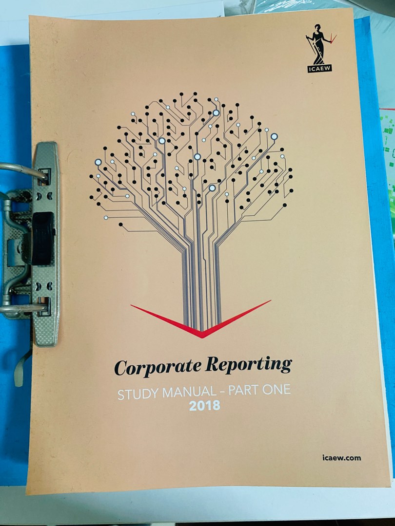 ICAEW CORPORATE REPORTING STUDY MANUAL 2021 PDF visual data 7