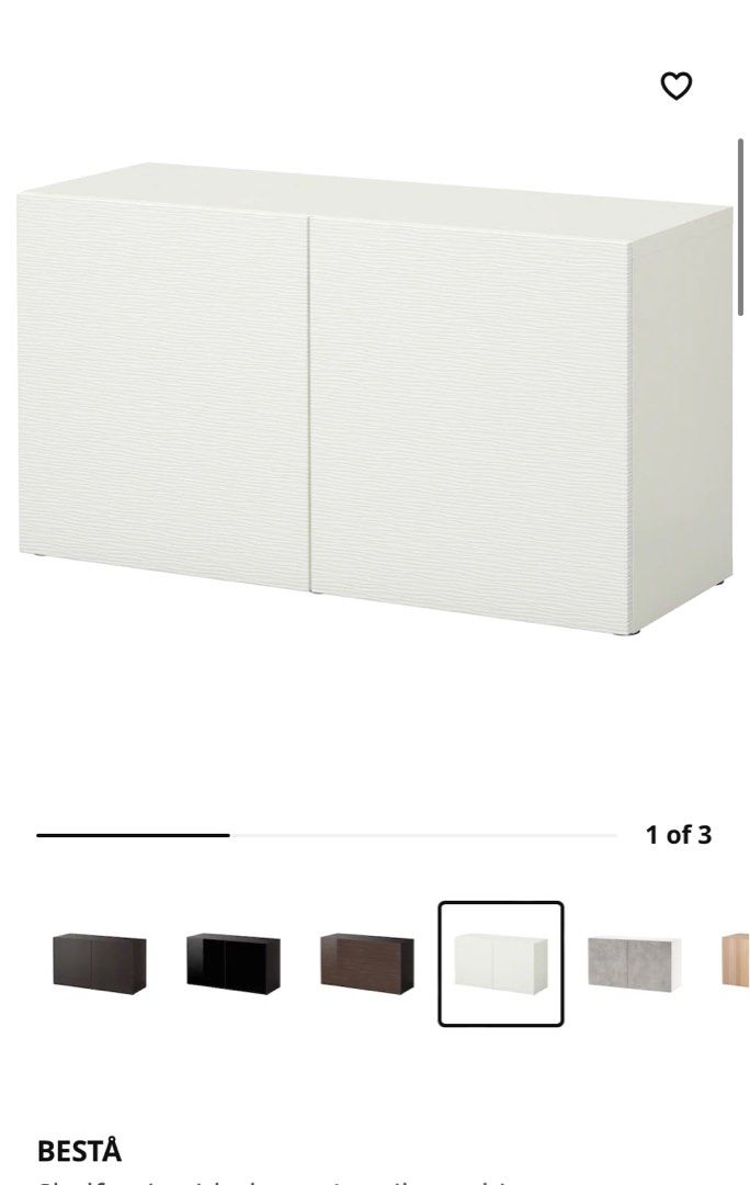 Ikea Besta Storage unit x2, Furniture & Home Living, Furniture, Shelves