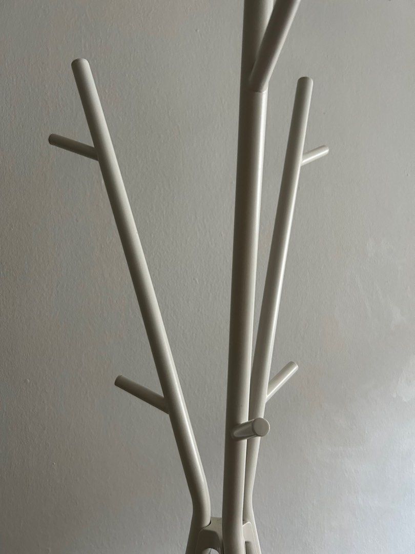 IKEA EKRAR Hat and coat stand, white, Furniture & Home Living