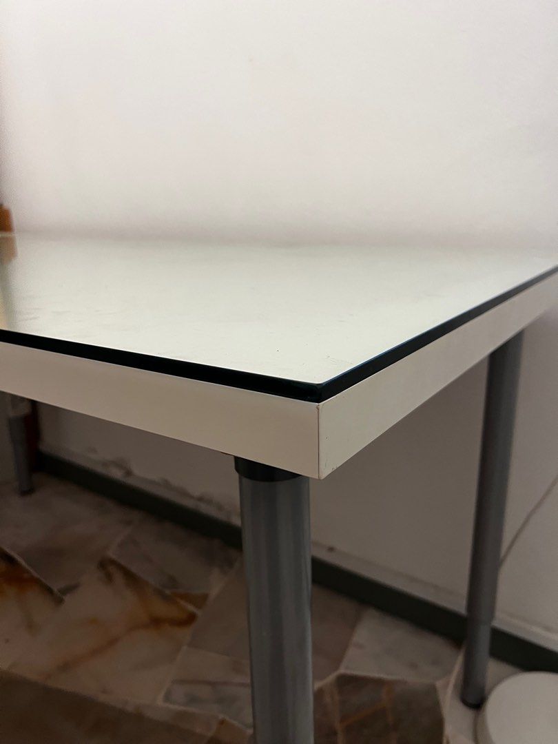 Ikea office desk adjustable height, Furniture & Home Living, Furniture