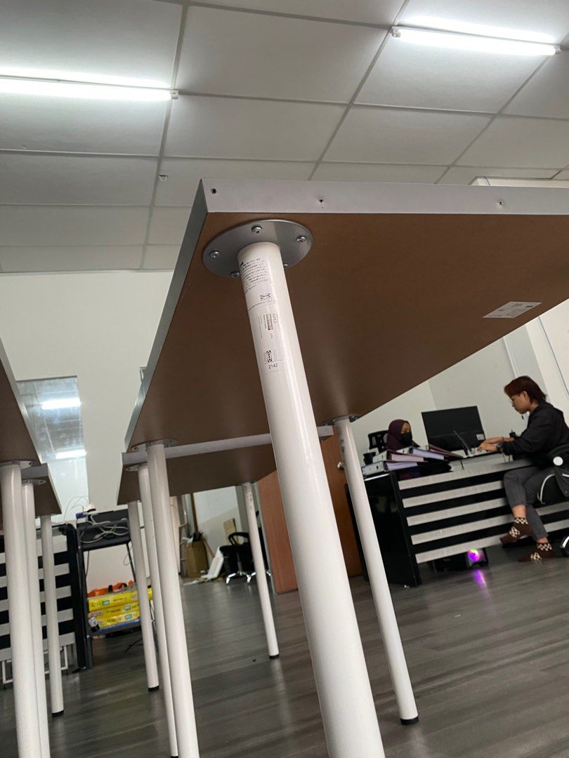 IKEA OFFICE TABLE GREY COLOUR, Furniture & Home Living, Furniture