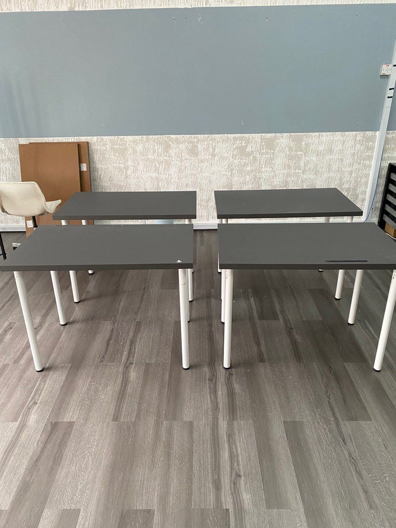 IKEA OFFICE TABLE GREY COLOUR, Furniture & Home Living, Furniture