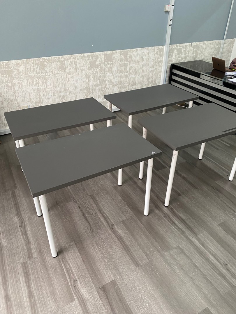 IKEA OFFICE TABLE GREY COLOUR, Furniture & Home Living, Furniture