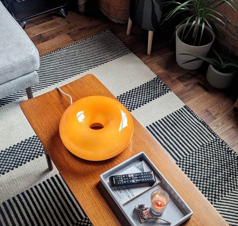 IKEA VARMBLIXT DONUT LED LAMP, Furniture & Home Living, Lighting & Fans