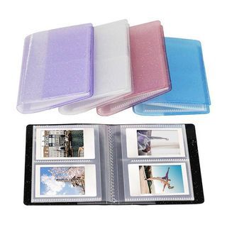 Instax film transparent glitter photo album (black)