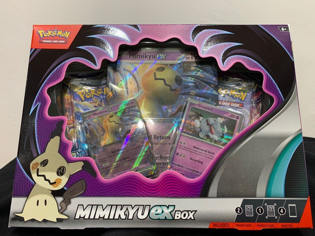  Pokemon TCG: Mimikyu ex Box : Toys & Games