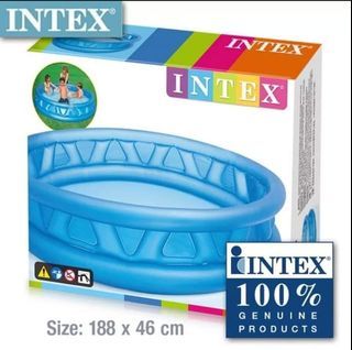 Intex round pool
big