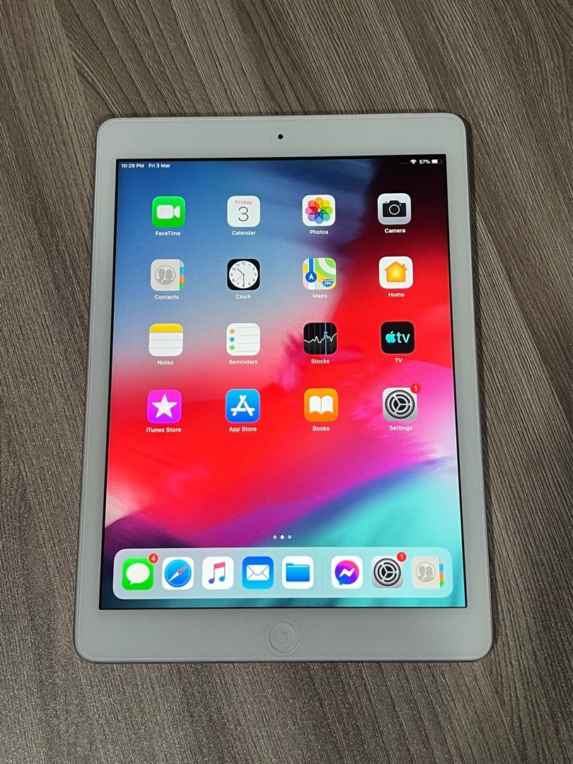 iPad Air 1 (First Gen) with Cellular (Category: iPad) located in Quezon City. Submitted by kyleddude007 (Listing ID 1218524199, Image 2). Description: iPad Air 1 (First Gen) with Cellular 64gb No dents. No issues 100% always protected by case and screen protector Includes - iPad unit - Original Slim Cover/Stand Currently on it’s latest supported OS - iOS 12.5.7. Warning: some apps may not be compatible Compatible with iOS 12.5.7 as of March 2023: