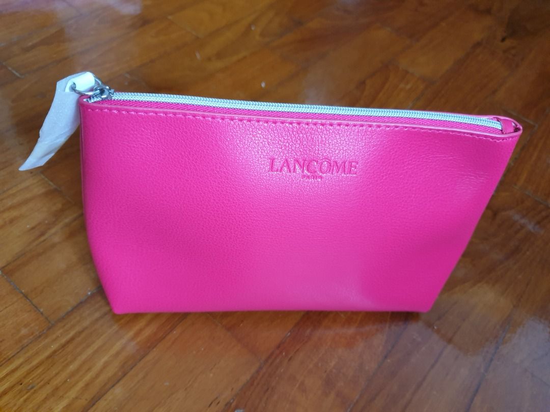 BN Lancome Pink Make Up Travel Bag Pouch, 19 x 13 cm, Women's Fashion ...