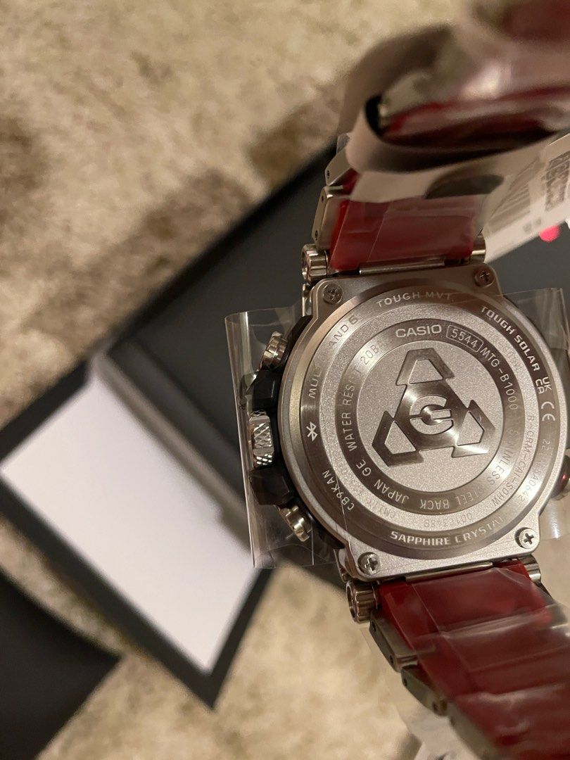 Japan Set. Casio G Shock MTG B1000D 1AJF Men s Fashion