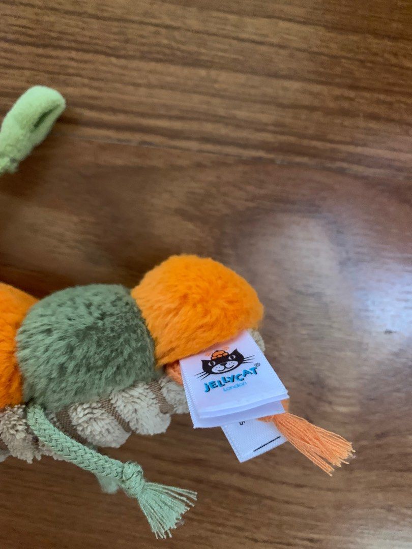 Jellycat Caterpillar Rattle, Babies & Kids, Infant Playtime on Carousell