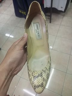 JIMMY CHOO SNAKESKIN PUMPS
