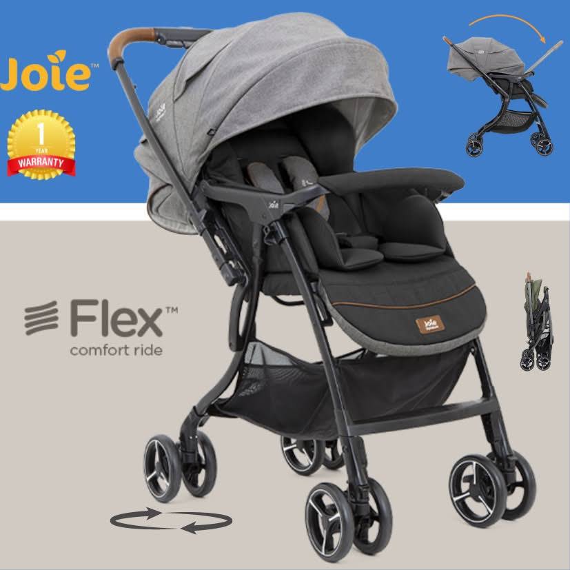 Joie SMA Baggi 4WD Signature Stroller Babies Kids Going Out