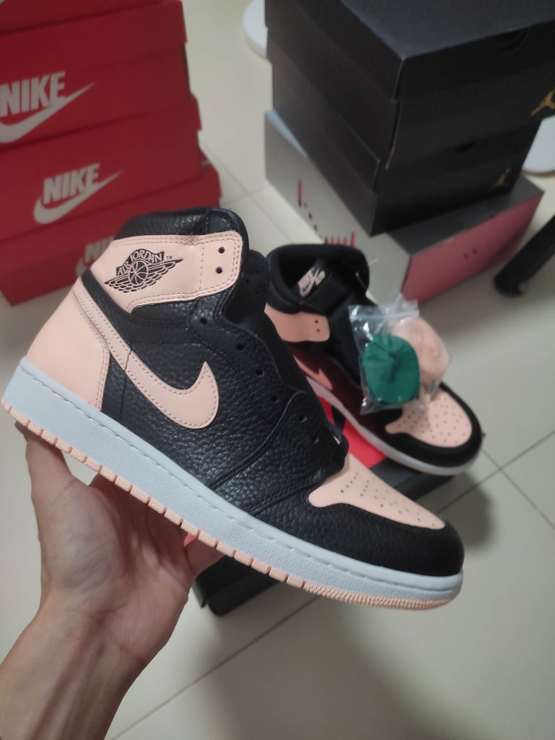 Jordan 1 High Black Crimson Tint Men s Fashion Footwear Sneakers on Carousell