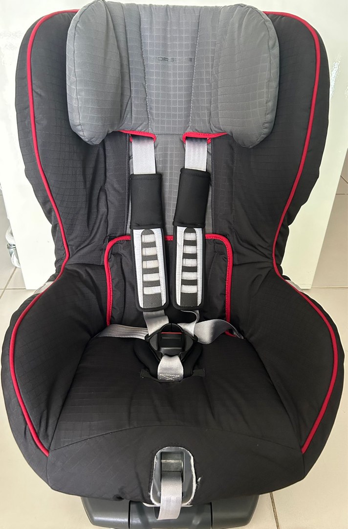 Junior car booster safety seat Porsche ISOFIX, Babies & Kids, Going Out