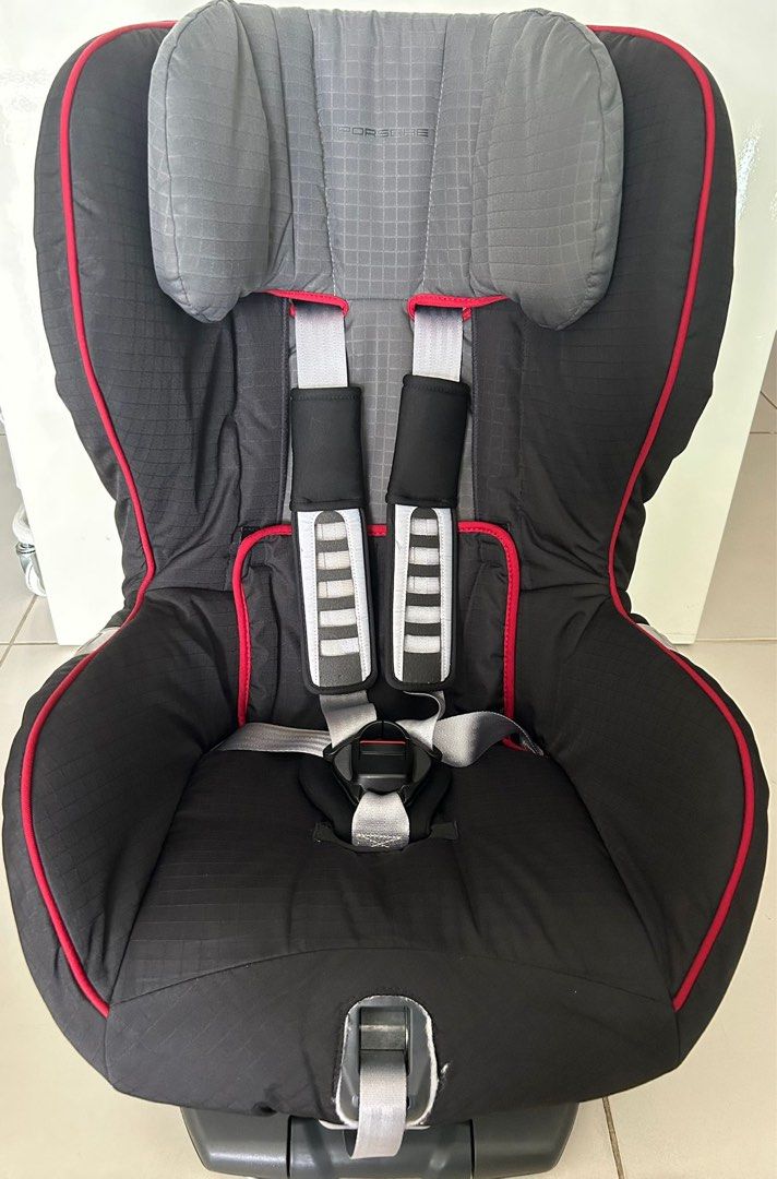 Junior car booster safety seat Porsche ISOFIX, Babies & Kids, Going Out