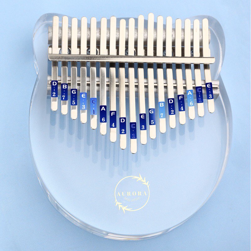 Kalimba Crystal Acrylic, Hobbies & Toys, Music & Media, Musical