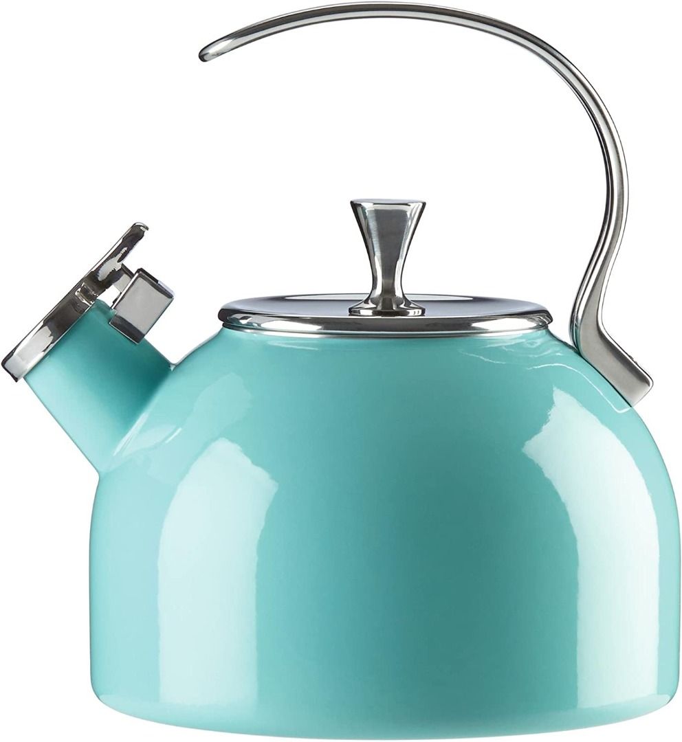Kate Spade 857005 Turquoise Tea Kettle, TV & Home Appliances, Kitchen  Appliances, Kettles & Airpots on Carousell