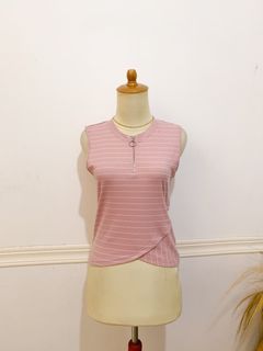 knit blouse salur pink kutung ld 84-110