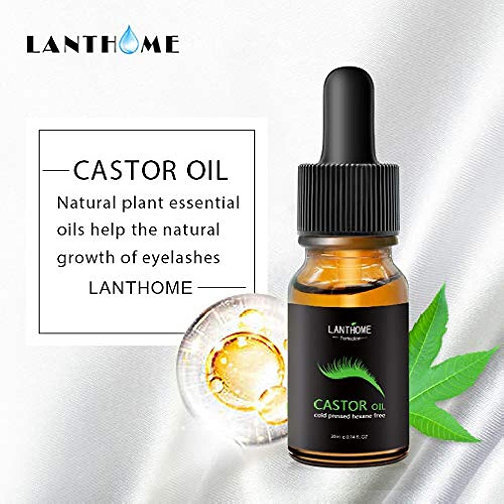 Lanthome Castor Oil Serum Brow & lash, Beauty & Personal Care, Face