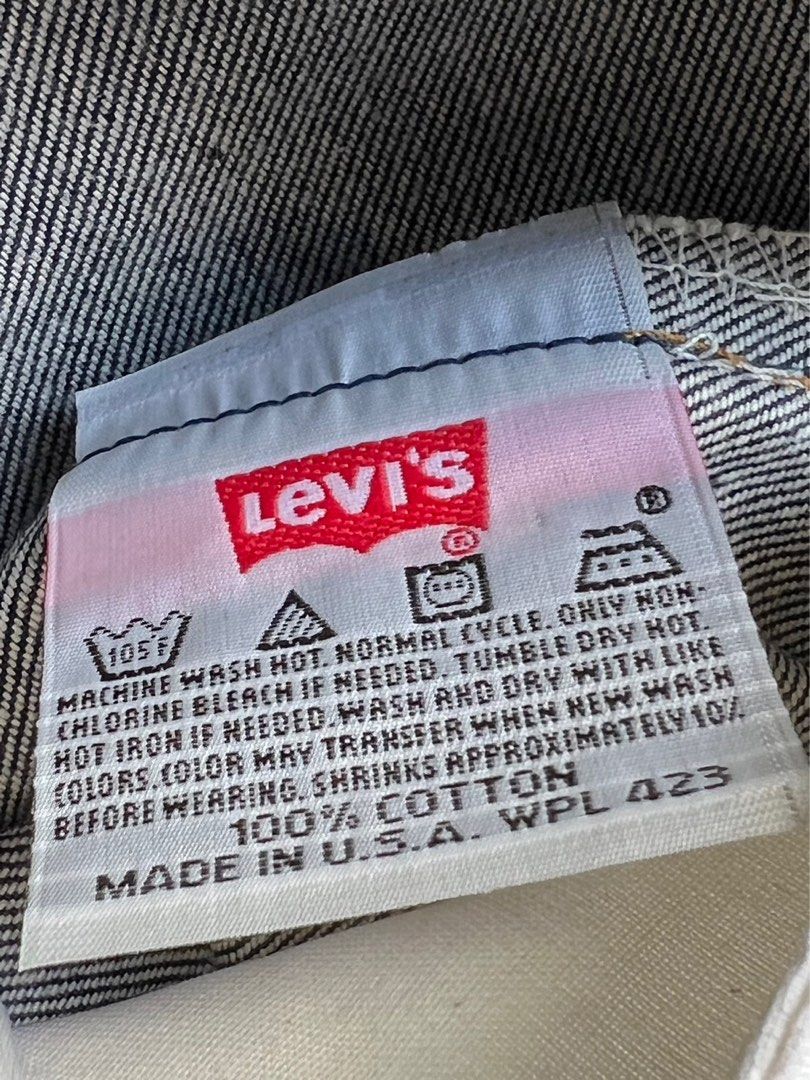 Levi's 501 xx 90年代庫存老品美製(W29 L34), 他的時尚, 褲子, 牛仔褲 